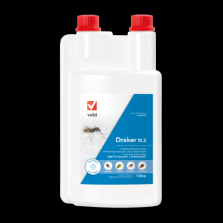 Insecticid Draker 10.2 - 1 litru  , capuse , muste , tantari, furnici, paianjeni, gandaci