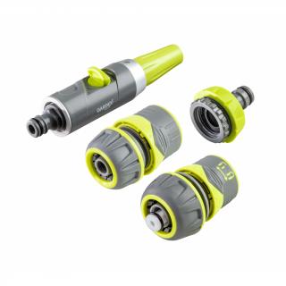 Set duza furtun adaptor robinet 3 4   1   si conectori LUXE GX