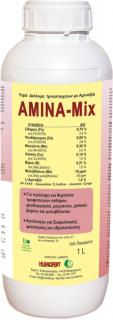 Solutie lichida de micronutrienti Amina MIX - 1 litru , legume, cereale , pomi