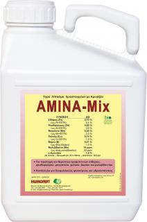 Solutie lichida de micronutrienti Amina MIX - 5 litri , legume, cereale , pomi