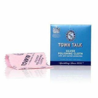 Laveta Curatat Bijuterii din Argint Town Talk, 7 x 14 cm