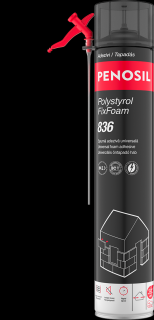 Adeziv spuma pentru polistiren PENOSIL Polystyrol FixFoam STRAW 836, 750ml
