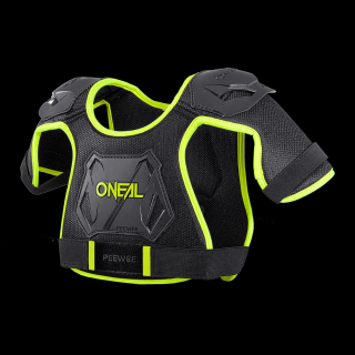 Armura Protectie Copii O Neal Peewee - Neagru-Neon-Galben, XS S