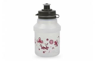 Bidon Apa Polisport Birdy - 350 Ml, Clip-On, Alb-Negru