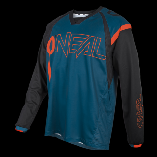 Bluza O Neal Element FR Hybrid - L, Petrol-Portocaliu