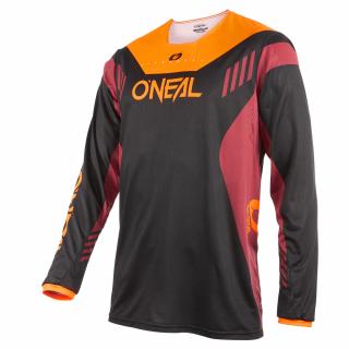 Bluza O Neal Element FR Hybrid V.22 - L, Negru-Rosu-Portocaliu