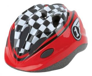 Casca Ciclism Copii Polisport Kid Race - 48-52 cm, XS, Negru-Rosu