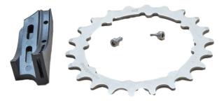 HammerSchmidt Chain Ring Guide - 22 T, Silver