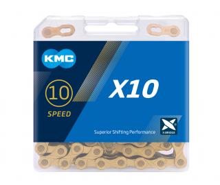 Lant Kmc x10, 1 2x11 128 Inch, 10 Vit, 116 Zale, Pin 5.88 mm, Gri