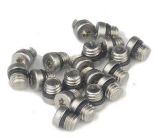 Reservoir Bleed Screw O-Ring Stainless - Silver