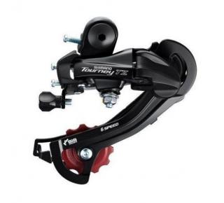 Schimbator Spate Shimano RD-TZ500 TZ GS - 6 Viteze, Negru