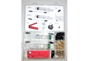 Trusa Scule Tektro Tackle Box Bleeding Kit, Seringi, Placute, Fitinguri, Cutter