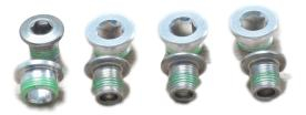 Xx Chain Ring Bolt Kit Sram - 4 x 2, Silver