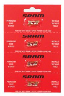 Zala Conectoare Sram Power Link - Set 4 Buc, 9 Viteze, Auriu