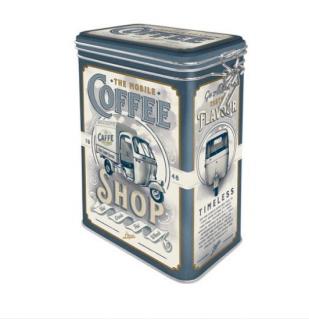 Cutie Metalica capac etans Ape - Coffee Shop 7.5X11x17.5 cm