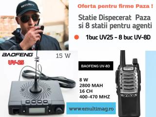 Oferta firme paza si protectie 1 statie dispecerat si 8 statii agenti