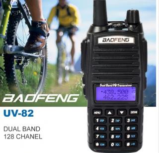 Statie Radio   Baofeng UV-82  Dual Band Transceiver 5W   128 canale , Radio FM