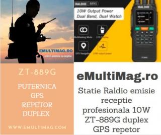 Statie Raldio emisie receptie profesionala 10W  ZT-889G duplex GPS repetor