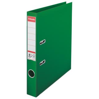 Biblioraft A4, plastifiat PP PP, margine metalica, 50 mm, ESSELTE No. 1 Power - verde