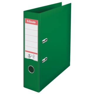 Biblioraft A4, plastifiat PP PP, margine metalica, 75 mm, ESSELTE No. 1 Power - verde