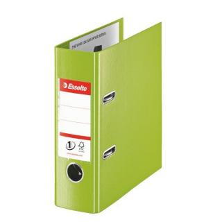 Biblioraft A5, plastifiat PP PP, margine metalica, 75 mm, ESSELTE - verde vivida