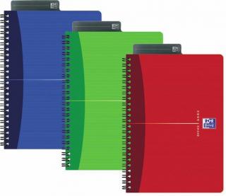 Caiet cu spirala A4+, OXFORD Essentials Collegebook, 90 file-90g mp, 4 perf., coperta carton - matematica