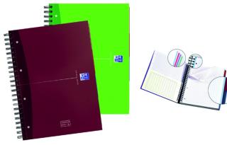 Caiet cu spirala A4+, OXFORD Essentials Europeanbook, 120 file-90g mp, coperta carton rigid-matematica