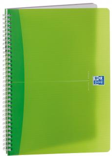 Caiet cu spirala A4, OXFORD MyColours, 90 file-90g mp, coperta PP - matematica