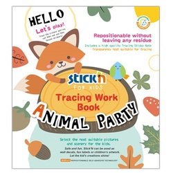 Carte educativa Stick  n Tracing Work Book - Animal Party