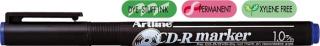 CD DVD-marker ARTLINE 883, corp plastic, varf rotund 0.5mm - albastru