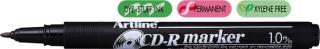 CD DVD-marker ARTLINE 883, corp plastic, varf rotund 0.5mm - negru