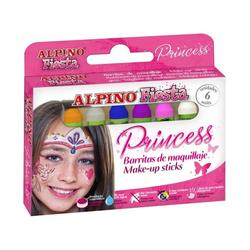 Creioane machiaj, 6 culori cutie, ALPINO Princess