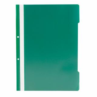 Dosar cu sina si 2 perforatii Noki, verde, 25 bucati set