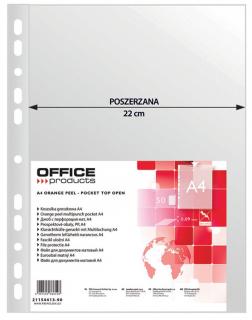 Folie protectie pentru documente A4, 90 microni, 50 set, Office Products Maxi - transparenta