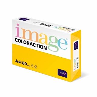 Hartie color Coloraction, A4, 80 g mp, galben intens-Sevilla, 500 coli top