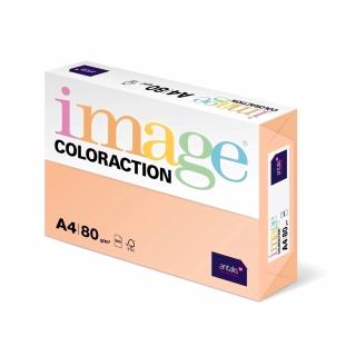 Hartie color Coloraction, A4, 80 g mp, somon-Savana, 500 coli top