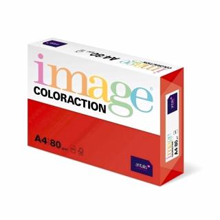 Hartie color Coloraction, A4, 80g mp, rosu-Chile, 500 coli top