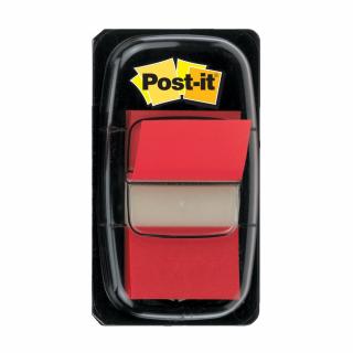 Index Post-it   Clasic,  25.4 x 43.2 mm, rosu