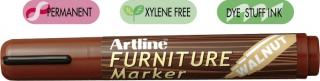 Marker ARTLINE 95, pentru mobilier din lemn (retusuri), corp plastic, varf tesit 2.0-5.0mm - nuc