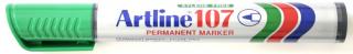 Permanent marker ARTLINE 107, corp plastic, varf rotund 1.5mm - verde