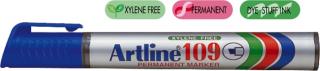 Permanent marker ARTLINE 109, corp plastic, varf tesit 2.0-5.0mm - albastru