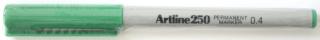 Permanent marker ARTLINE 250, corp plastic, varf rotund 0.4mm - verde