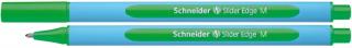 Pix SCHNEIDER Slider Edge M, rubber grip, varf mediu - scriere verde