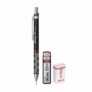 Set Rotring, creion mecanic Tikky III Original, 0.5 mm