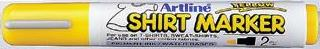 T-Shirt marker ARTLINE, corp plastic, varf rotund 2.0mm - galben