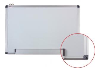 Tabla alba magnetica cu rama din aluminiu,  60 x  90 cm, Optima