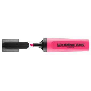 Textmarker Edding 345, varf 2-5 mm, roz