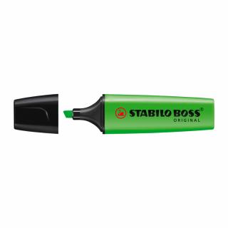 Textmarker Stabilo Boss, varf 2-5 mm, verde