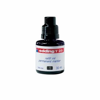 Tus pentru marker permanent Edding T25, 30 ml, negru