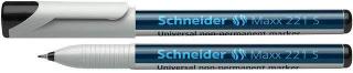 Universal non-permanent marker SCHNEIDER Maxx 221 S, varf 0.4mm - negru